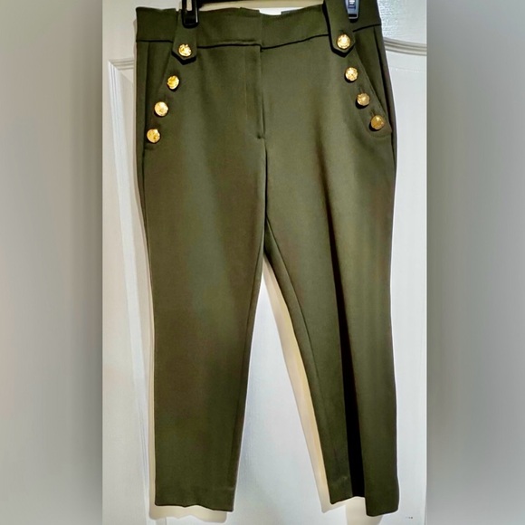 WHBM® Jolie Button Straight Luxe Stretch Pant - Picture 9 of 9